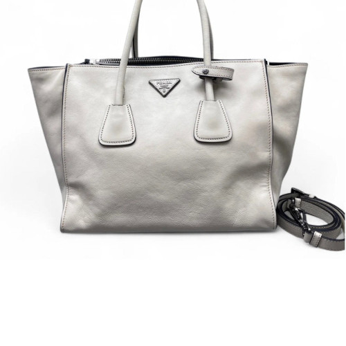 Prada Tote Bag Calfskin White