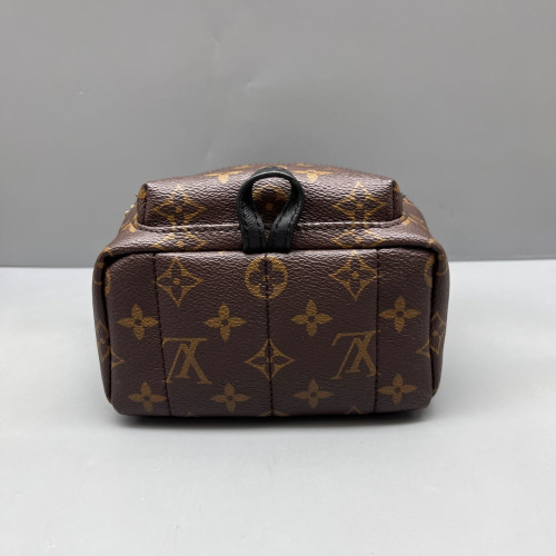 Louis Vuitton Palm Springs Backpack Mini Monogram Brown Black