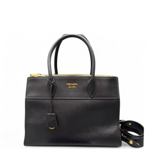 Prada Large Esplanade Saffiano Calfskin Black