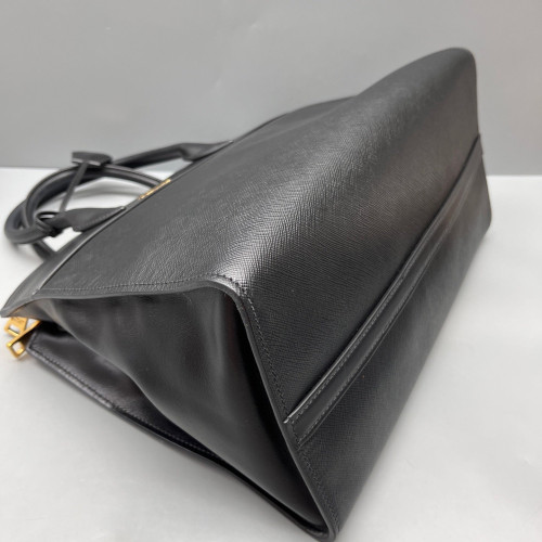 Prada Large Esplanade Saffiano Calfskin Black