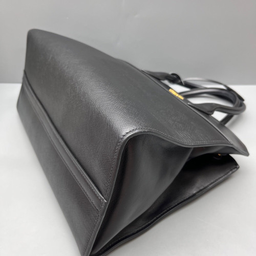 Prada Large Esplanade Saffiano Calfskin Black