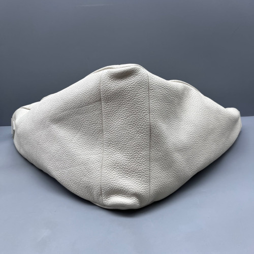 Prada Triangle Bag Grained Calfskin White