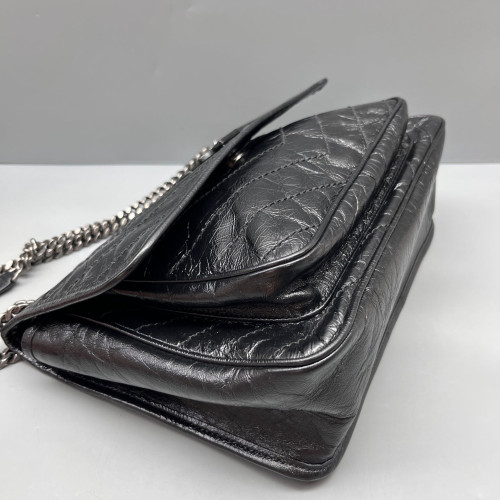Yves Saint Laurent Medium Niki Chain Calfskin Black