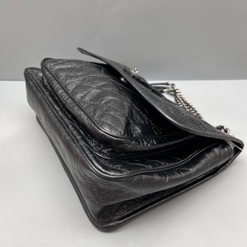 Yves Saint Laurent Medium Niki Chain Calfskin Black