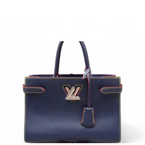 Louis Vuitton Twist Tote Epi Dark Blue