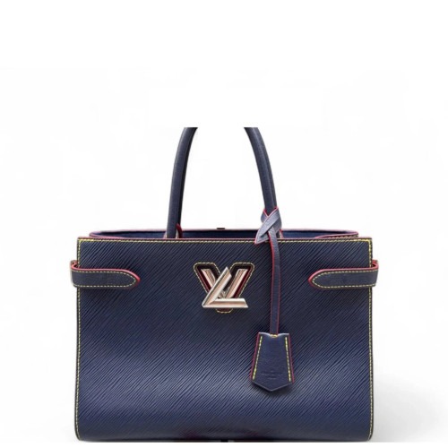 Louis Vuitton Twist Tote Epi Dark Blue