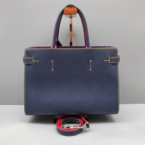 Louis Vuitton Twist Tote Epi Dark Blue