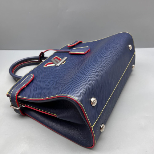 Louis Vuitton Twist Tote Epi Dark Blue