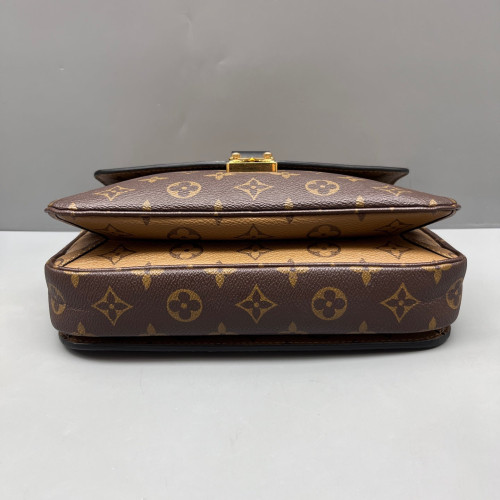 Louis Vuitton Pochette Metis Reverse Monogram Brown Black