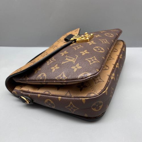 Louis Vuitton Pochette Metis Reverse Monogram Brown Black