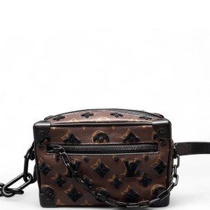 Louis Vuitton Mini Soft Trunk Monogram Brown Black