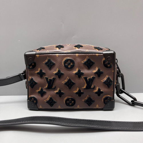 Louis Vuitton Mini Soft Trunk Monogram Brown Black