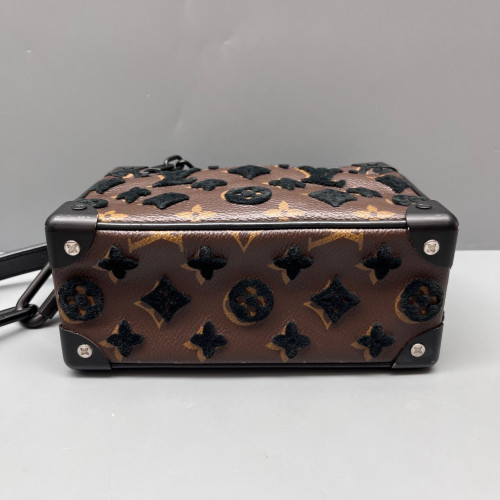 Louis Vuitton Mini Soft Trunk Monogram Brown Black