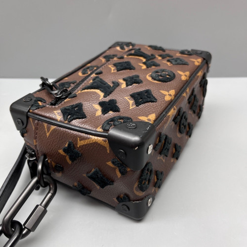 Louis Vuitton Mini Soft Trunk Monogram Brown Black