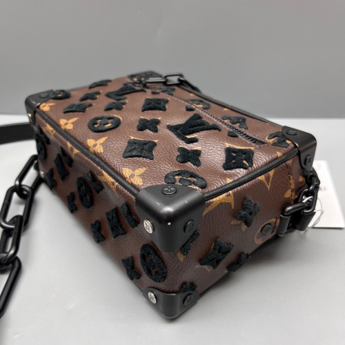 Louis Vuitton Mini Soft Trunk Monogram Brown Black