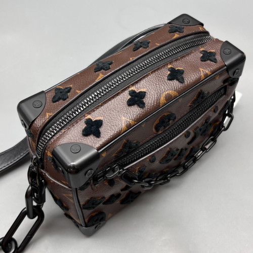 Louis Vuitton Mini Soft Trunk Monogram Brown Black