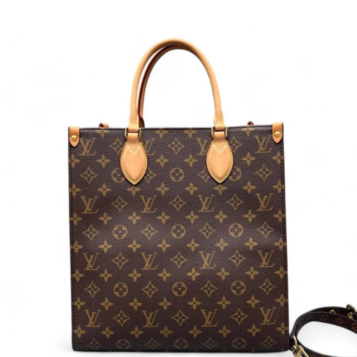 Louis Vuitton Sac Plat Pm Monogram Brown