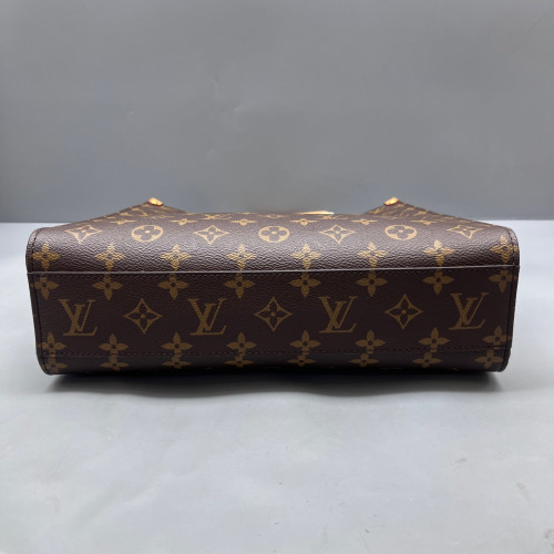 Louis Vuitton Sac Plat Pm Monogram Brown