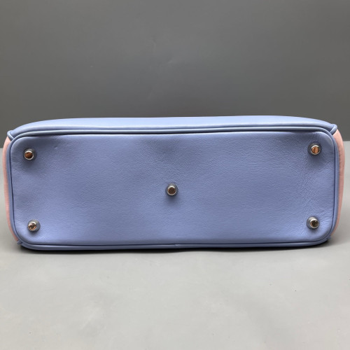 Dior Medium Diorissimo Tote Calfskin Red Light Purple