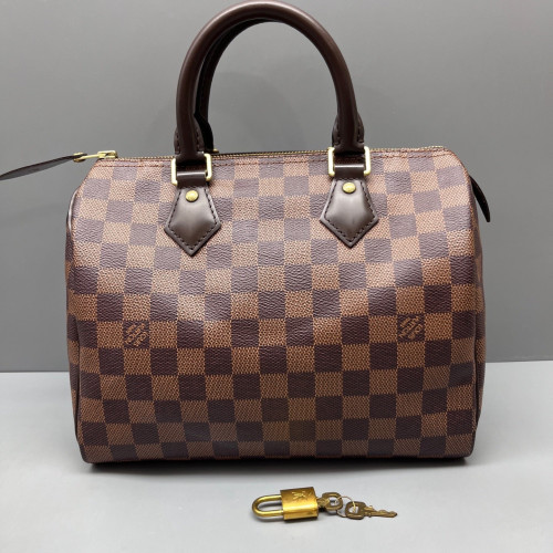 Louis Vuitton Speedy 25 Damier Ebene Brown