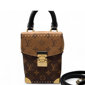 Louis Vuitton Camera Box Reverse Monogram Brown Black