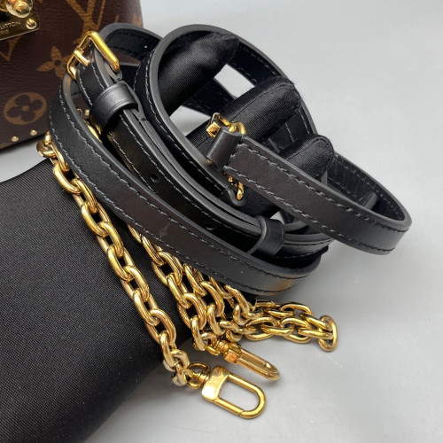 Louis Vuitton Camera Box Reverse Monogram Brown Black