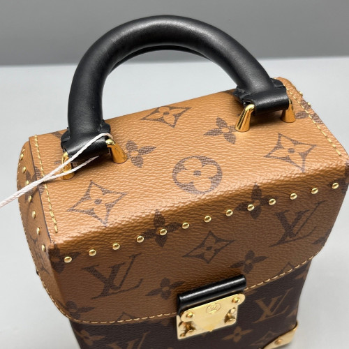 Louis Vuitton Camera Box Reverse Monogram Brown Black