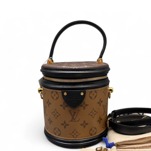 Louis Vuitton Cannes Reverse Monogram Brown Black