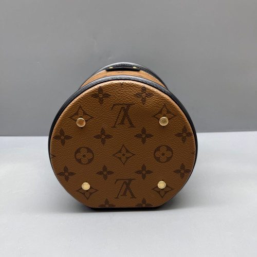 Louis Vuitton Cannes Reverse Monogram Brown Black
