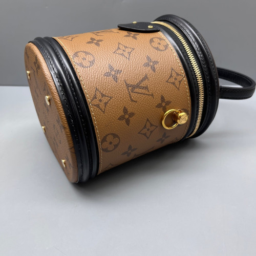 Louis Vuitton Cannes Reverse Monogram Brown Black