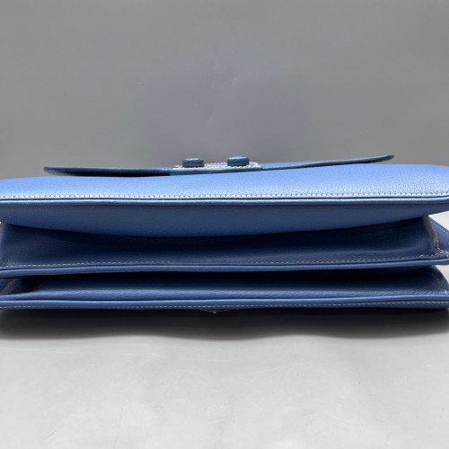 Prada Briefcase Cowhide Blue
