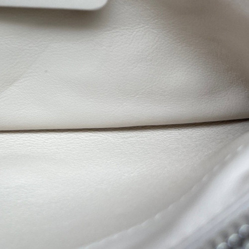 Salvatore Ferragamo Vara Bow Flap Bag Lambskin White
