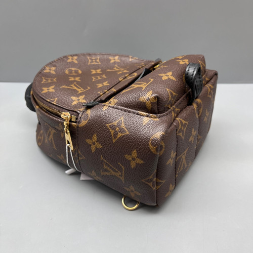 Louis Vuitton Palm Springs Backpack Mini Monogram Brown Black