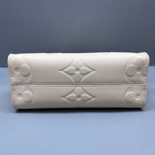Louis Vuitton Onthego PM Monogram Empreinte Giant White