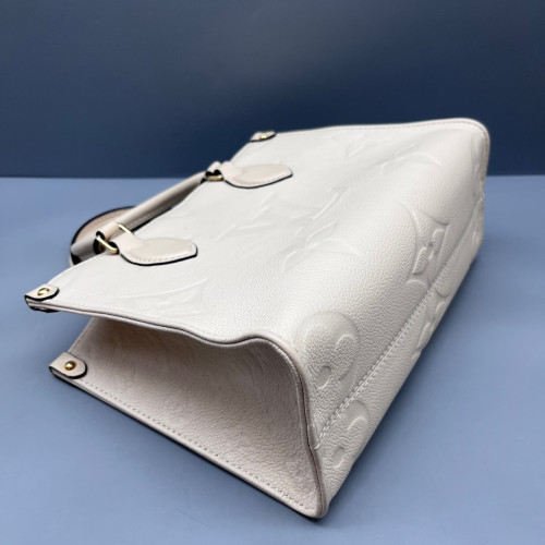 Louis Vuitton Onthego PM Monogram Empreinte Giant White