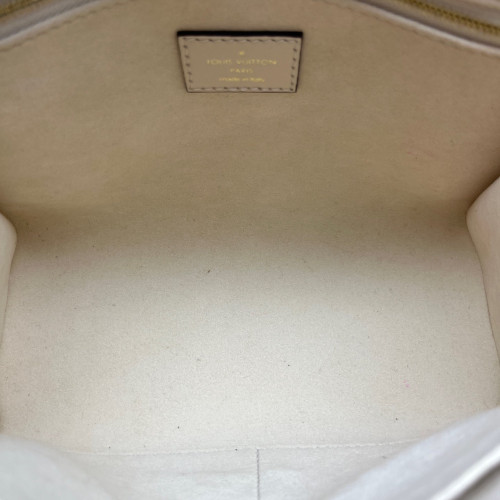 Louis Vuitton Onthego PM Monogram Empreinte Giant White