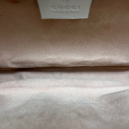 Gucci Small Horsebit 1955 GG Supreme Monogram White Grey