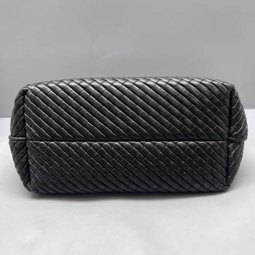 Bottega Veneta Tote Bag Calfskin Intrecciato Black
