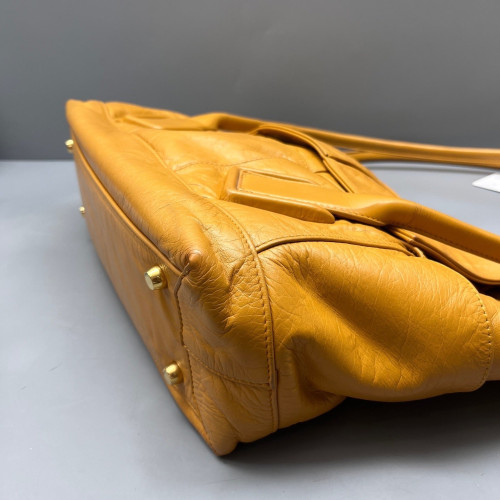 Bottega Veneta Medium Arco Pull Up Leather Light Brown
