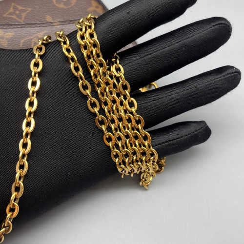 Louis Vuitton Pochette Felicie Chain Wallet Monogram Brown