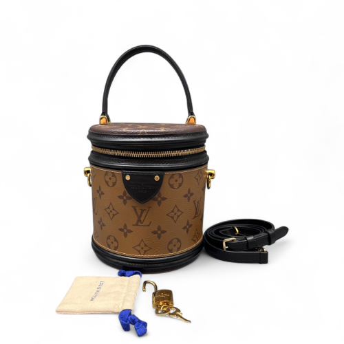 Louis Vuitton Cannes Reverse Monogram Brown Black