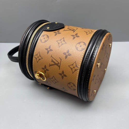 Louis Vuitton Cannes Reverse Monogram Brown Black