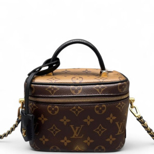 Louis Vuitton Vanity PM Reverse Monogram Brown Black