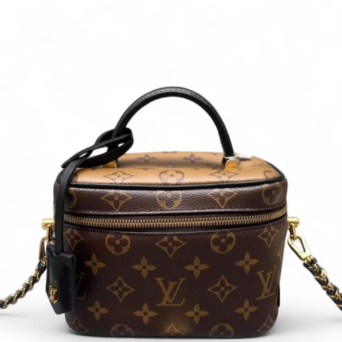 Louis Vuitton Vanity PM Reverse Monogram Brown Black