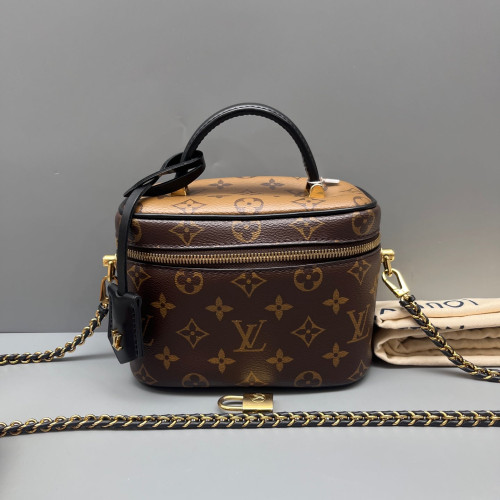 Louis Vuitton Vanity PM Reverse Monogram Brown Black