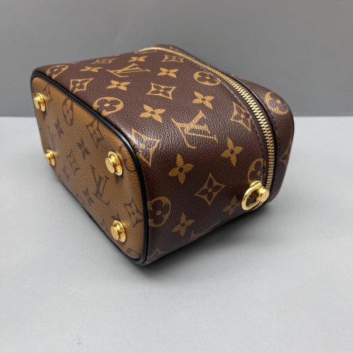 Louis Vuitton Vanity PM Reverse Monogram Brown Black