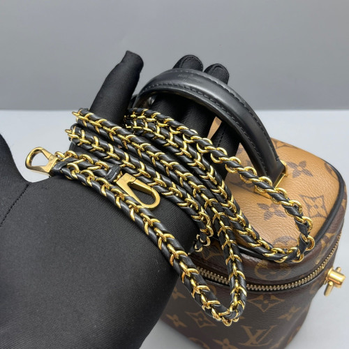 Louis Vuitton Vanity PM Reverse Monogram Brown Black