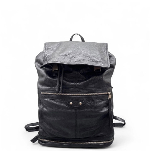 Balenciaga Backpack Arena Lambskin Black