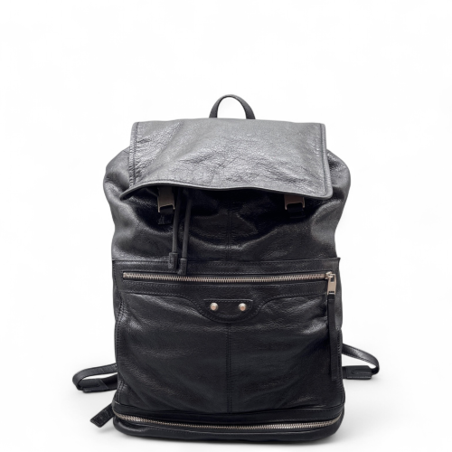 Balenciaga Backpack Arena Lambskin Black