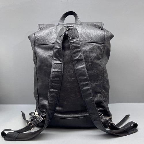 Balenciaga Backpack Arena Lambskin Black